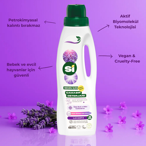 Doğal Çamaşır Deterjanı Lavanta Yağlı