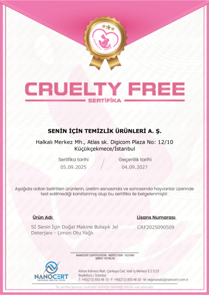 Doğal Bulaşık Makinesi Deterjanı Limon Otu Yağlı