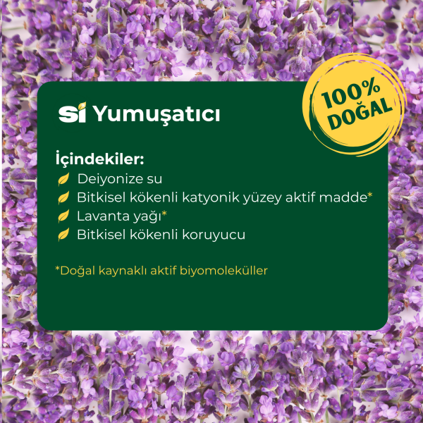 Doğal Çamaşır Yumuşatıcı Lavanta Yağlı