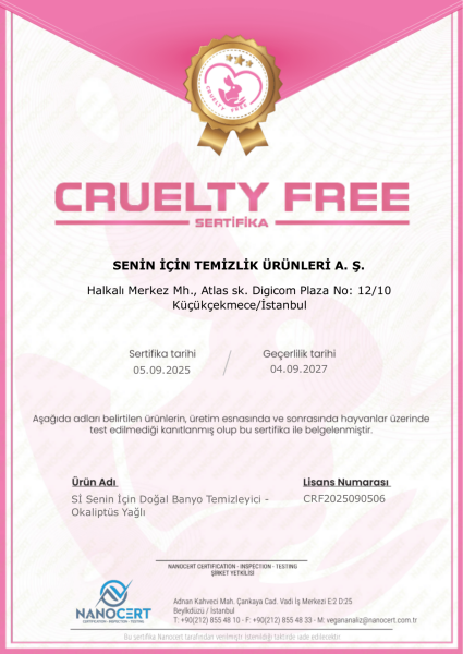 Doğal Banyo Temizleyici Okaliptus Yağlı