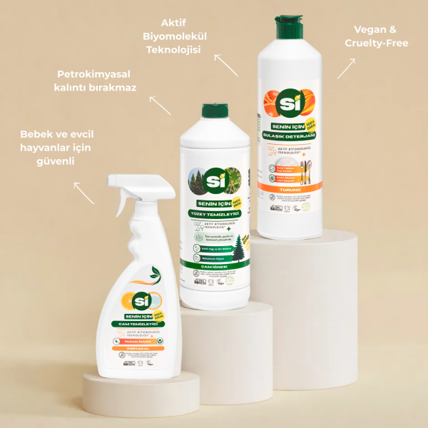 Üçlü Hijyen Paketi (Bulaşık, Cam ve Yüzey)